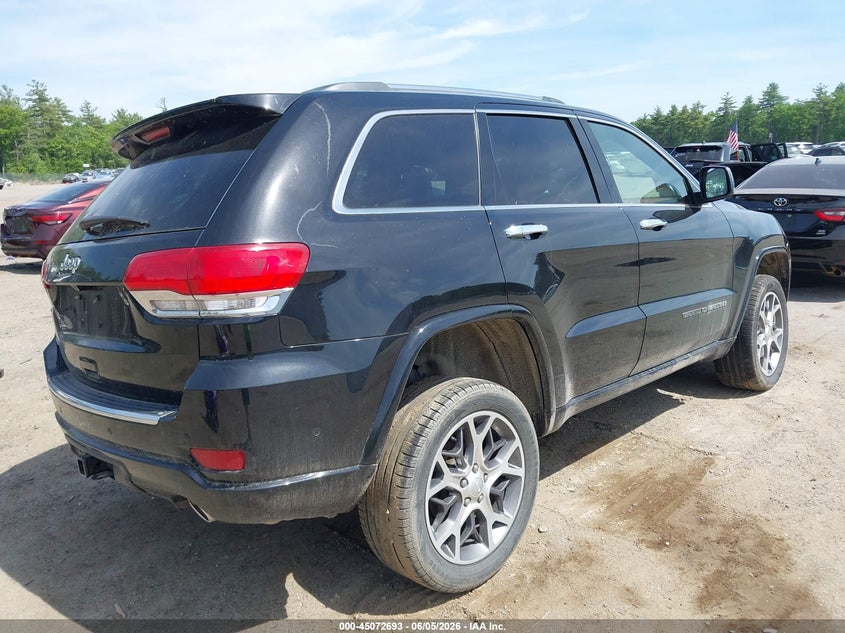 Vin: 1c4rjfcg4mc501381, lot: 45570247, jeep grand cherokee overland 4x4 20214