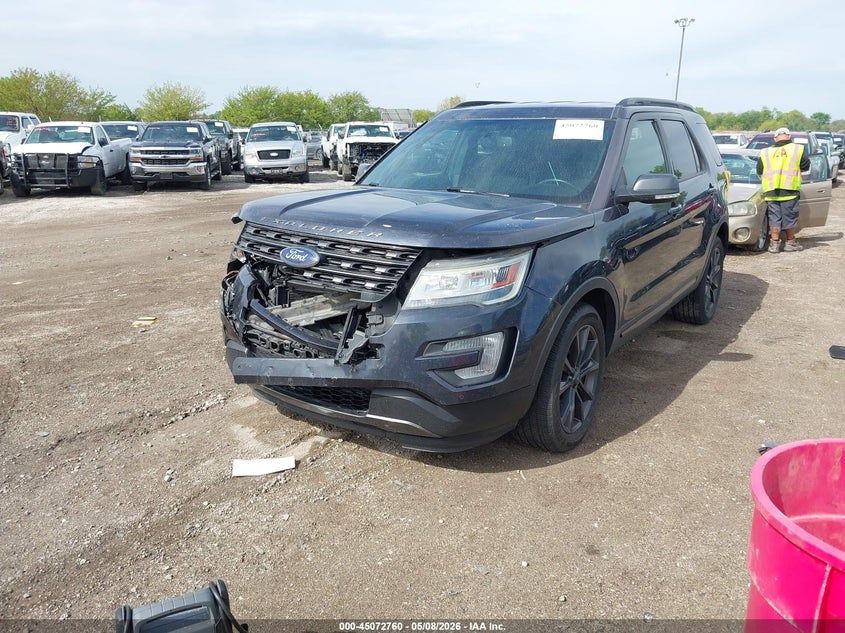 Vin: 1fm5k8d80hgb63678, lot: 45570314, ford explorer xlt 20172