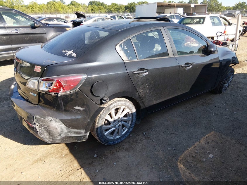 Vin: jm1bl1v73c1573114, lot: 45570332, mazda mazda3 i touring 20124
