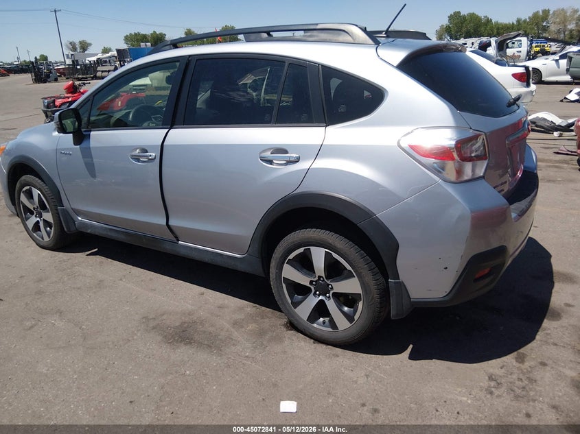 Vin: jf2gpbkc3eh276471, lot: 45570395, subaru xv crosstrek hybrid 2.0i touring 20143