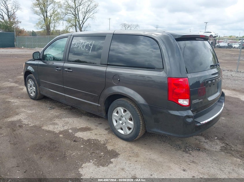 Vin: 2c4rdgbgxcr333668, lot: 45570509, dodge grand caravan se/avp 20123