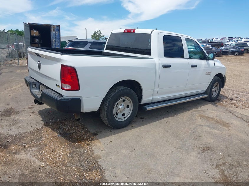 Vin: 1c6rr6kg2js288658, lot: 45570520, ram 1500 tradesman  4x2 5'7 box 20184