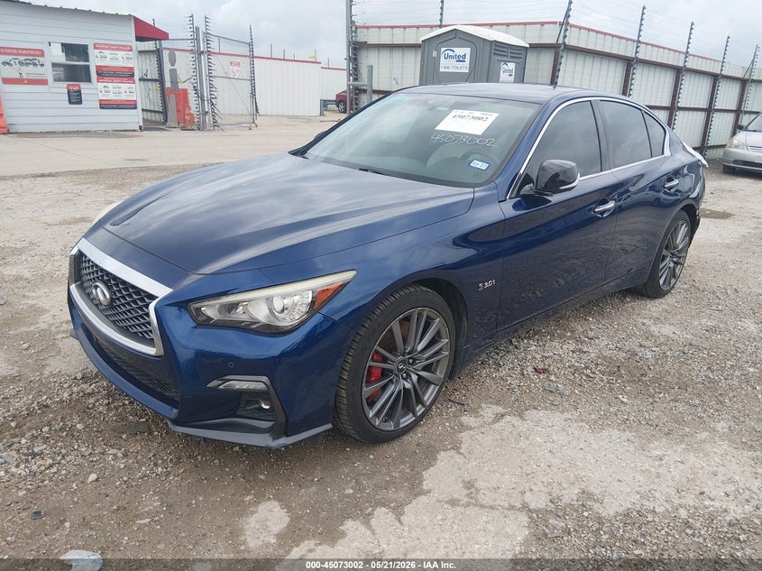 Vin: jn1fv7ar6km800141, lot: 45570556, infiniti q50 3.0t red sport 400 20192