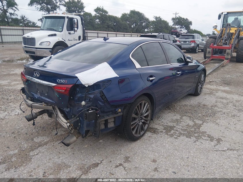 Vin: jn1fv7ar6km800141, lot: 45570556, infiniti q50 3.0t red sport 400 20194