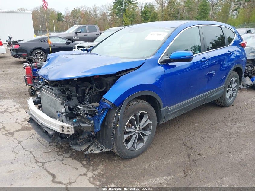 2021 Honda Cr-V Awd Ex-L 7FARW2H80ME001592 photo 1