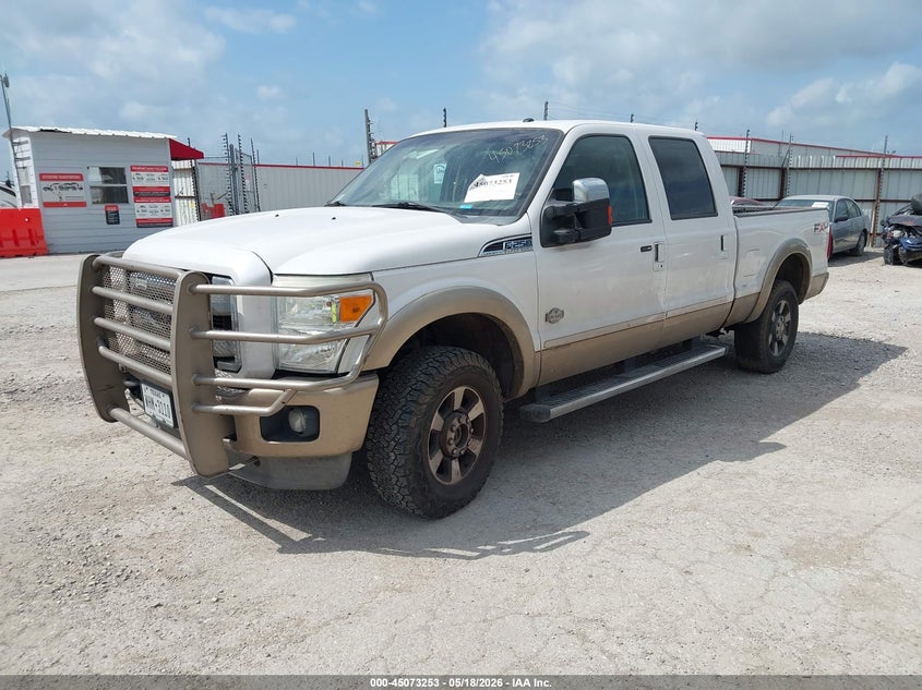 Vin: 1ft7w2bt1bec61904, lot: 45570807, ford f-250 lariat 20112