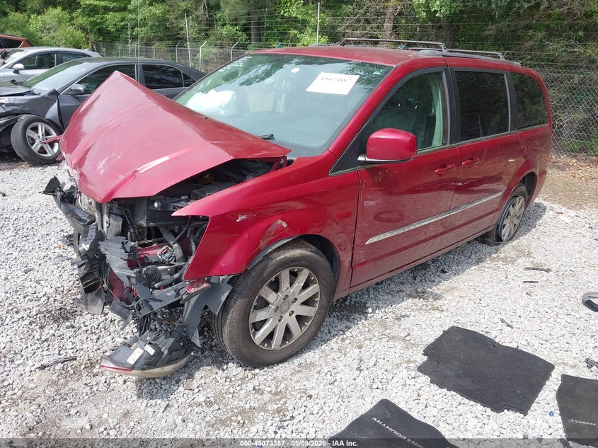 Vin: 2c4rc1bg9er125543, lot: 45570941, chrysler town & country touring 20142