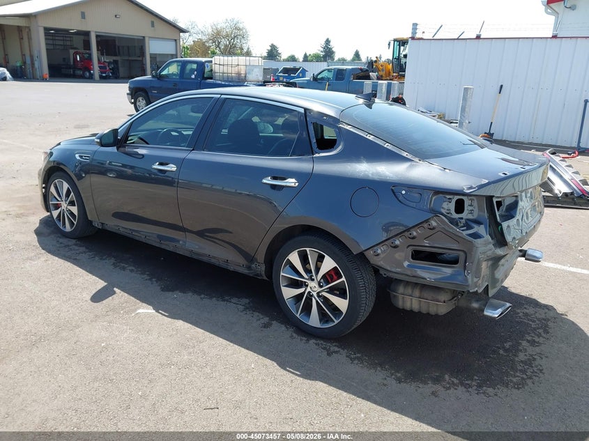 Vin: 5xxgw4l22gg072165, lot: 45571011, kia optima sx turbo 20163