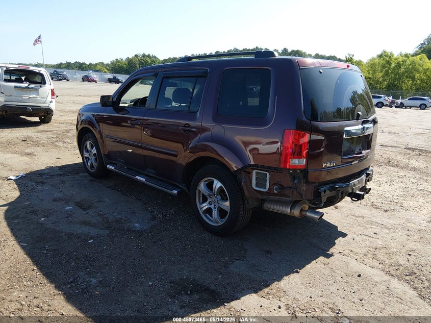 Vin: 5fnyf3h54fb006512, lot: 45571019, honda pilot ex-l 20153