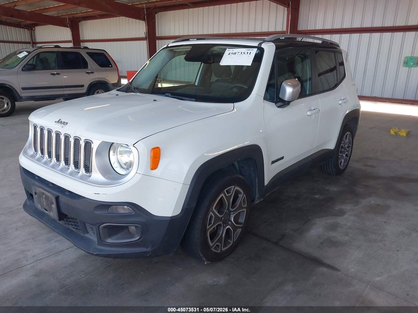 2016 Jeep Renegade Limited ZACCJADT9GPC91963 photo 1
