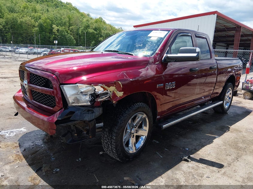 Vin: 1c6rr7ft3js189585, lot: 45571429, ram 1500 express  4x4 6'4 box 20182