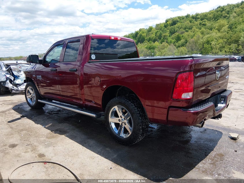 Vin: 1c6rr7ft3js189585, lot: 45571429, ram 1500 express  4x4 6'4 box 20183