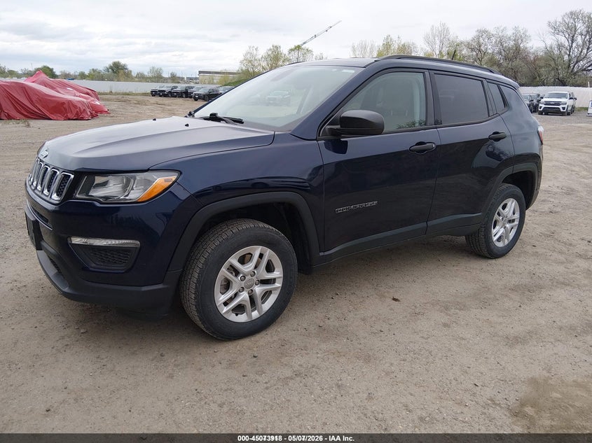 Vin: 3c4njdab1jt392274, lot: 45571472, jeep compass sport 4x4 20182