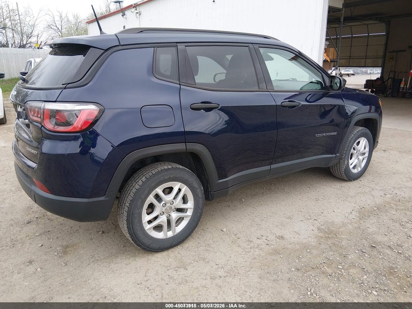Vin: 3c4njdab1jt392274, lot: 45571472, jeep compass sport 4x4 20184