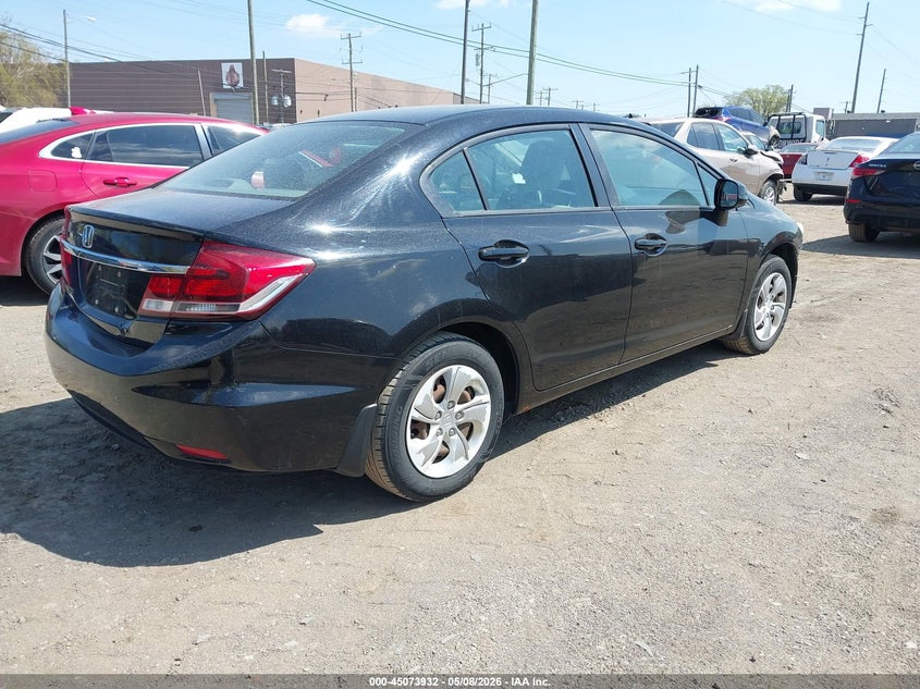 2013 HONDA CIVIC SEDAN 1.8L I-4 VVT, 140HP