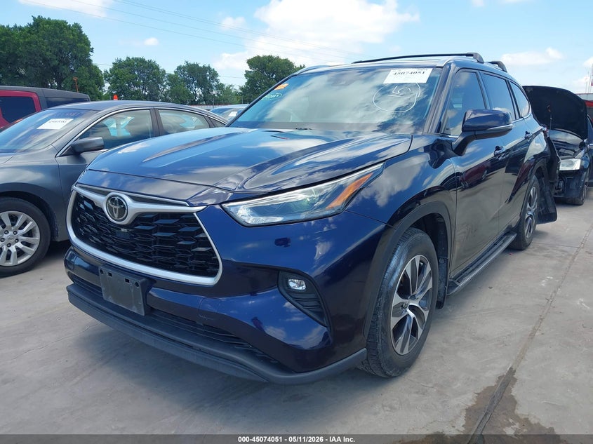 2021 Toyota Highlander Xle 5TDGZRAH6MS033598 photo 1