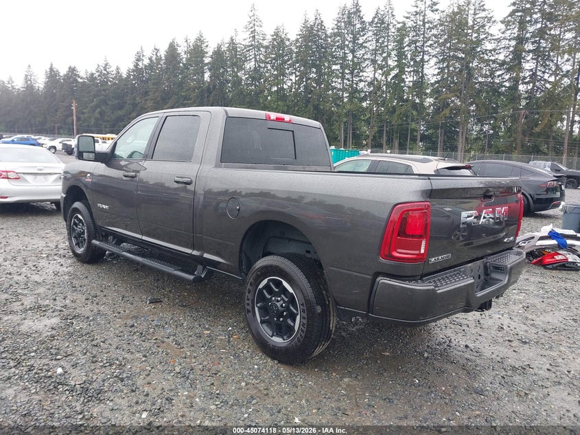 Vin: 3c63r5fl0sg581636, lot: 45571672, ram 2500 laramie  4x4 6'4 box 20253