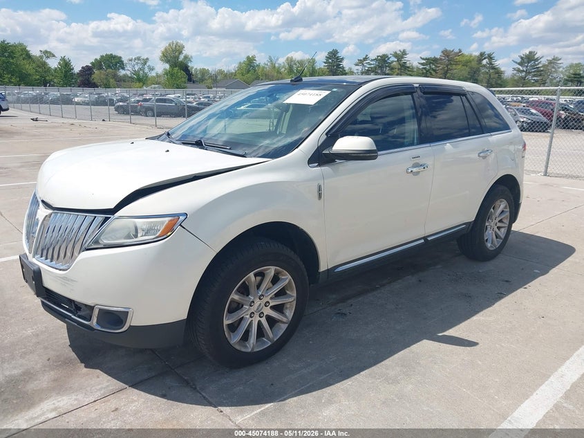 Vin: 2lmdj8jk1dbl13432, lot: 45571742, lincoln mkx 20132