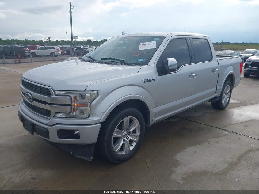 Vin: 1ftew1c50jfa94087, lot: 45571761, ford f-150 platinum 20182