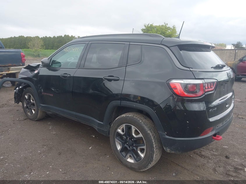 Vin: 3c4njddb9jt442074, lot: 45571885, jeep compass trailhawk 4x4 20183
