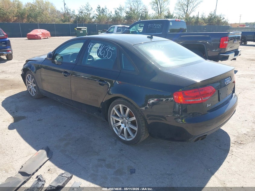 2009 AUDI A4 auction photo 3