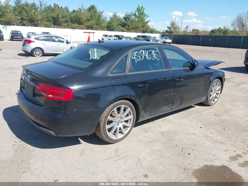 2009 AUDI A4 auction photo 4