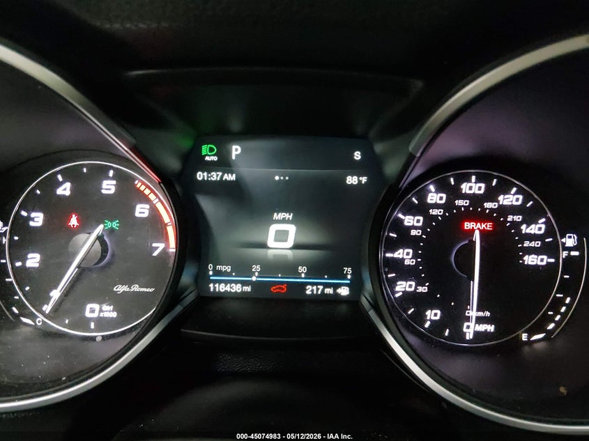 2018 Alfa Romeo Stelvio Ti Awd VIN: ZASFAKBN9J7B73110 Lot: 45074983
