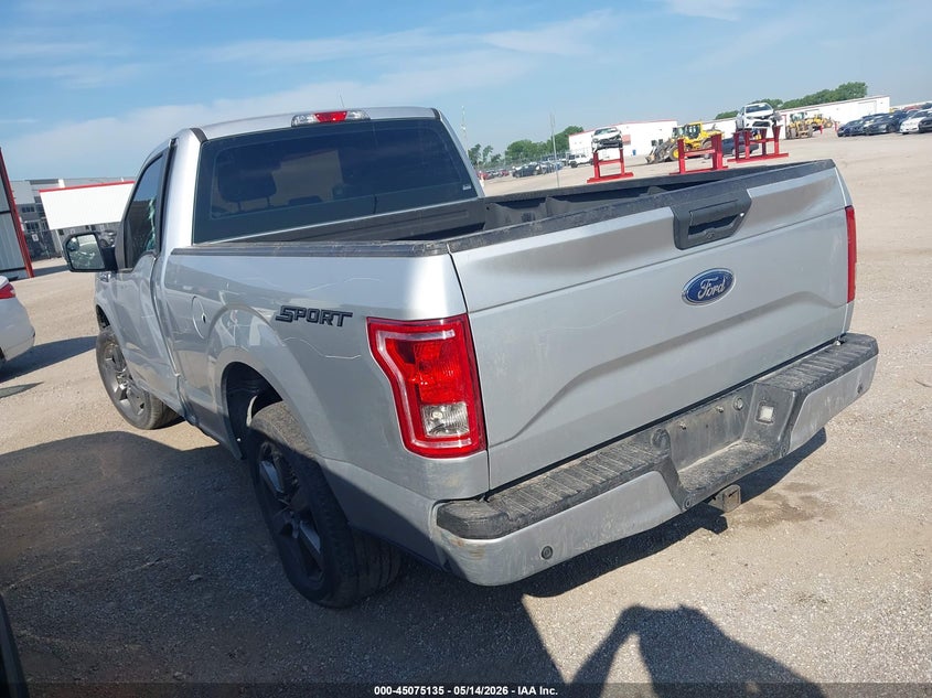Vin: 1ftmf1cf6hfc52043, lot: 45572690, ford f-150 xl 20173