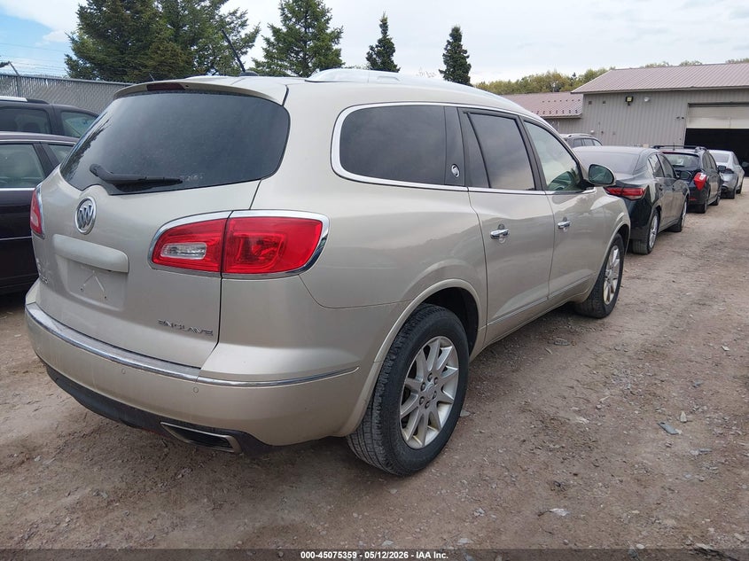 Vin: 5gakrbkd3ej360781, lot: 45572913, buick enclave leather 20144