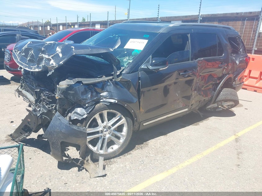 Vin: 1fm5k8d86ggc95097, lot: 45572989, ford explorer xlt 20162