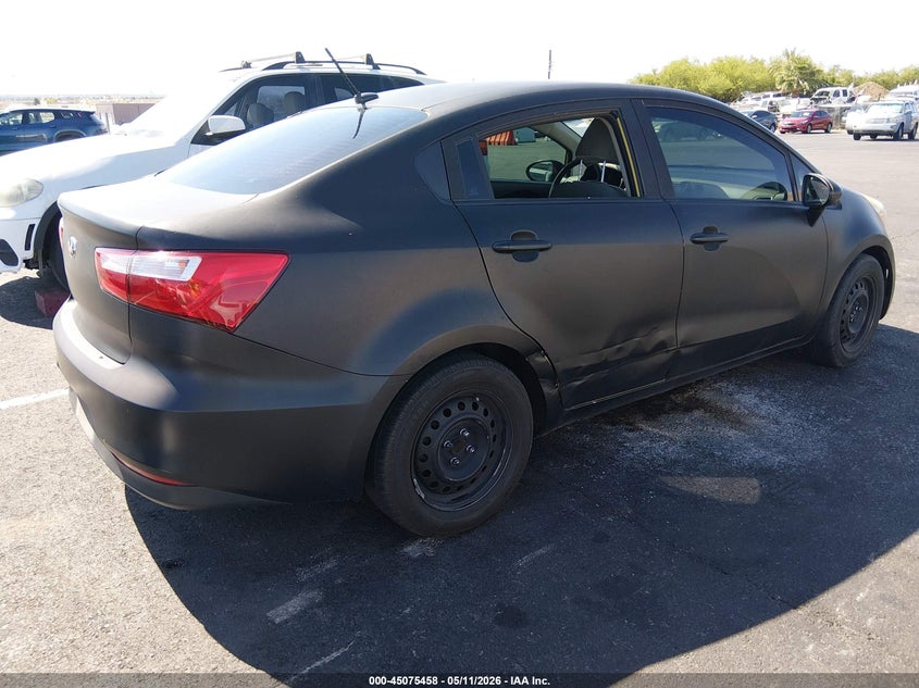 Vin: knadm4a38g6669000, lot: 45573012, kia rio lx 20164