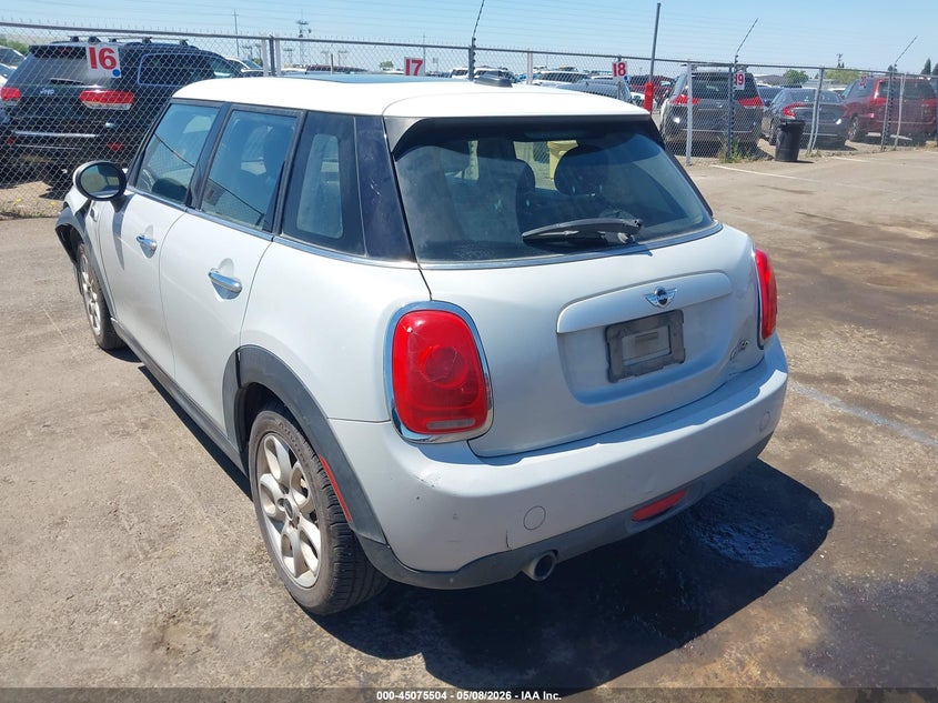 Vin: wmwxs5c55ft833438, lot: 45573058, mini hardtop cooper 20153