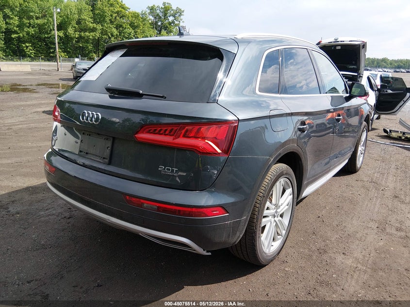 Vin: wa1bnafy4j2226913, lot: 45573068, audi q5 2.0t premium/2.0t tech premium 20184