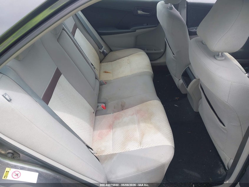 2012 TOYOTA CAMRY auction photo 8