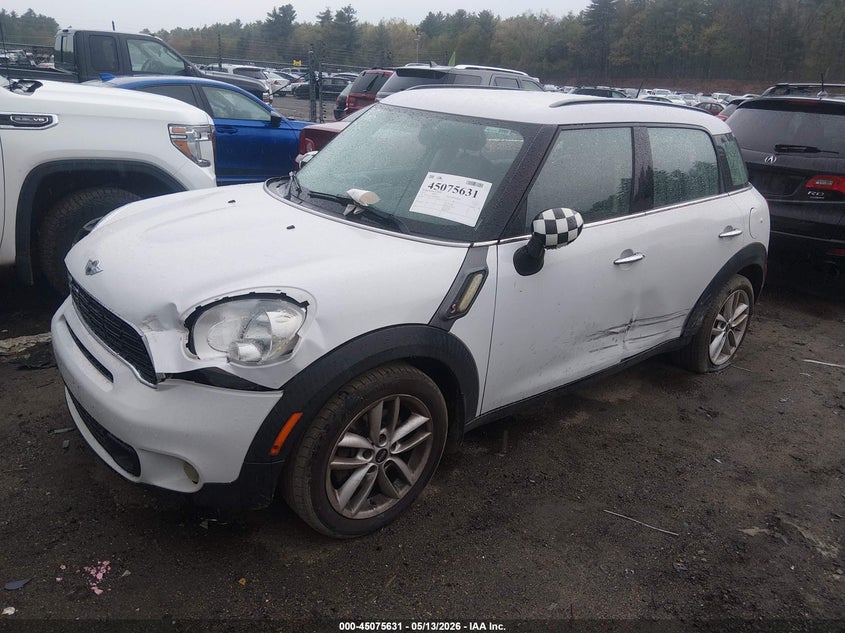 Vin: wmwzc3c5xdwm28472, lot: 45573185, mini countryman cooper s 20132