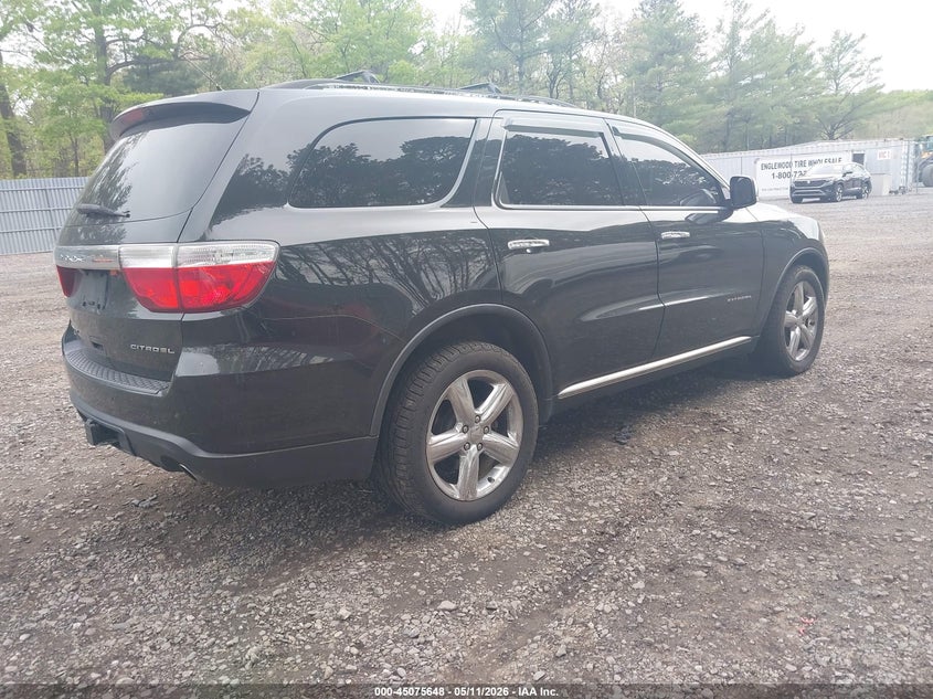 Vin: 1c4sdjet8dc633002, lot: 45573202, dodge durango citadel 20134