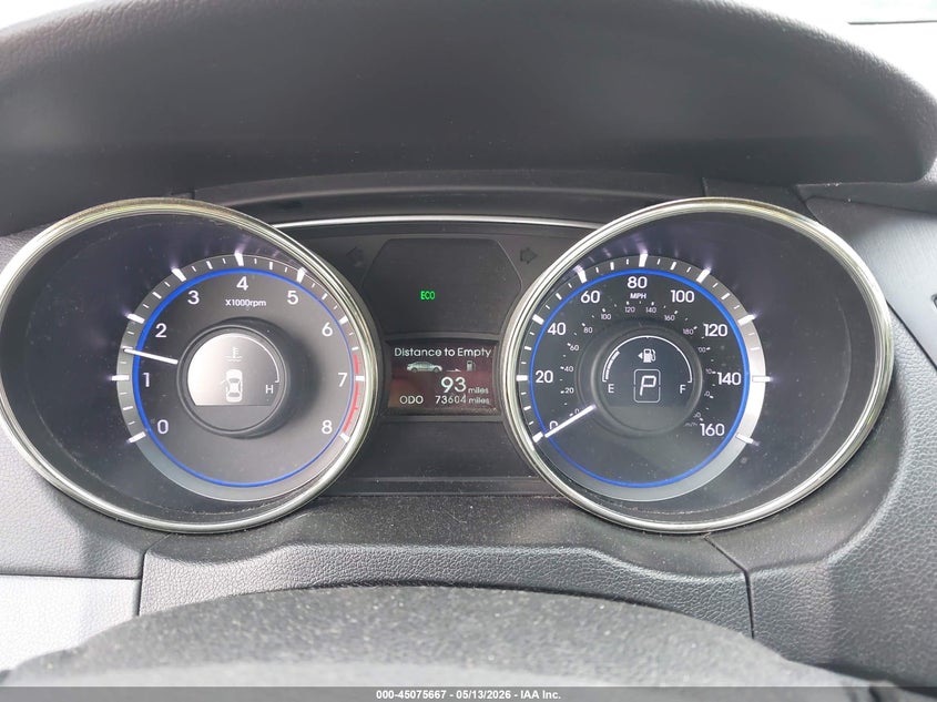 2012 HYUNDAI SONATA auction photo 7