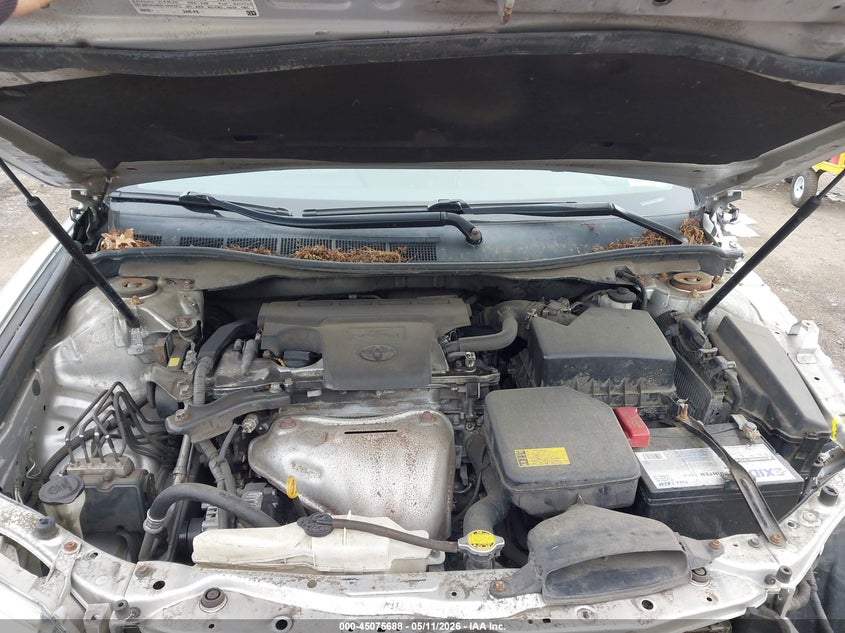 2012 TOYOTA CAMRY SEDAN 2.5L I-4 DOHC, VVT, 178HP