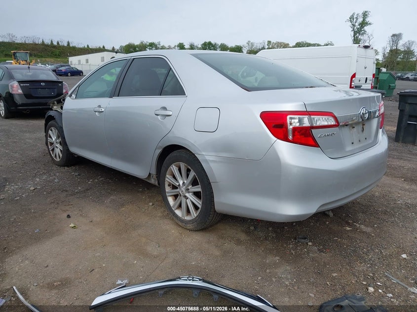2012 TOYOTA CAMRY SEDAN 2.5L I-4 DOHC, VVT, 178HP