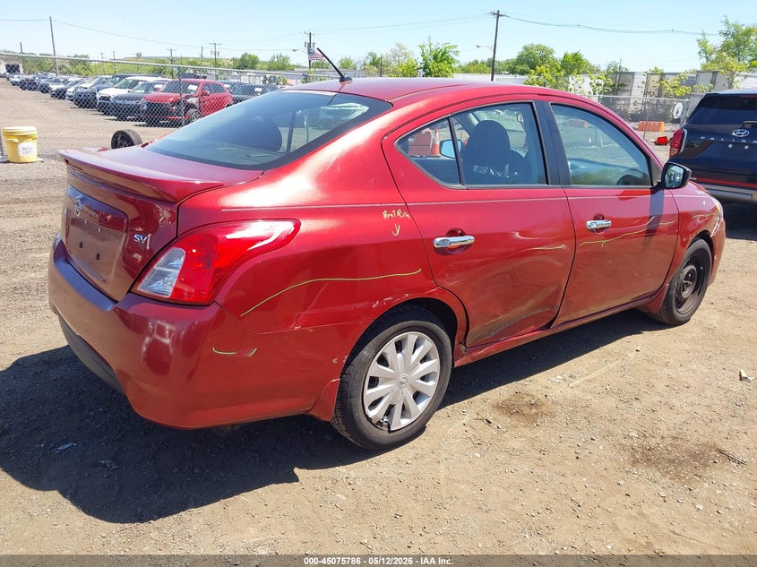 Vin: 3n1cn7ap3jl821054, lot: 45573340, nissan versa 1.6 sv 20184