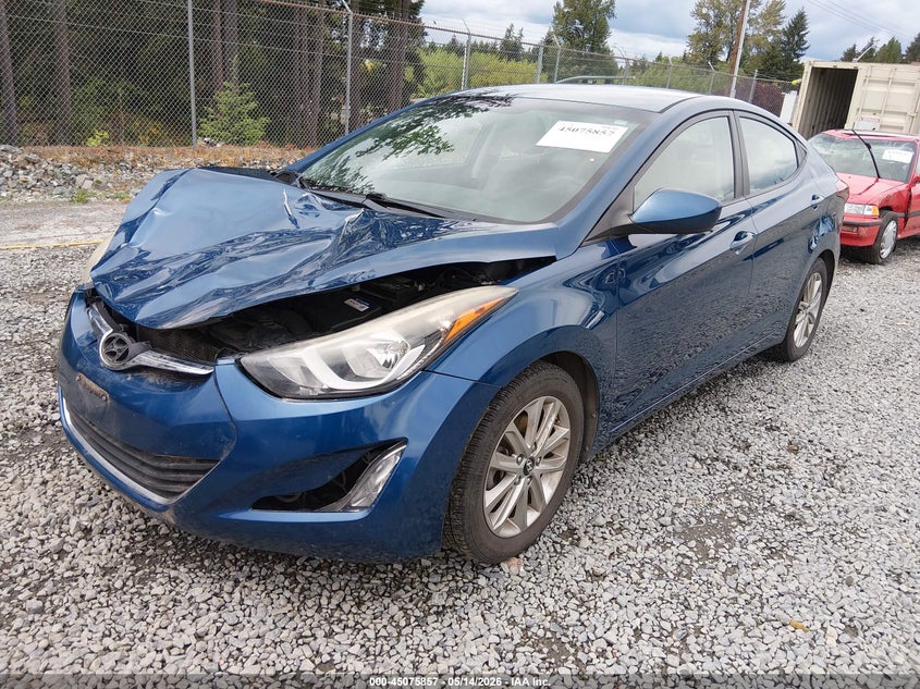 2014 Hyundai Elantra Se KMHDH4AE4EU144139 photo 1