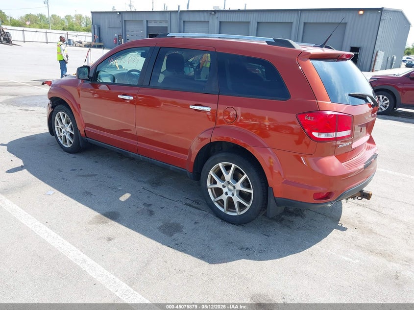 2012 Dodge Journey 3.6 Crew Orange Lot 111045075879 Vin 3C4PDCDGXCT288225