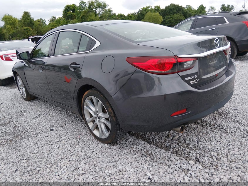 Vin: jm1gj1v5xg1434694, lot: 45573510, mazda mazda6 i touring 20163