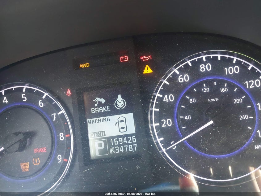 2010 INFINITI G37X auction photo 7