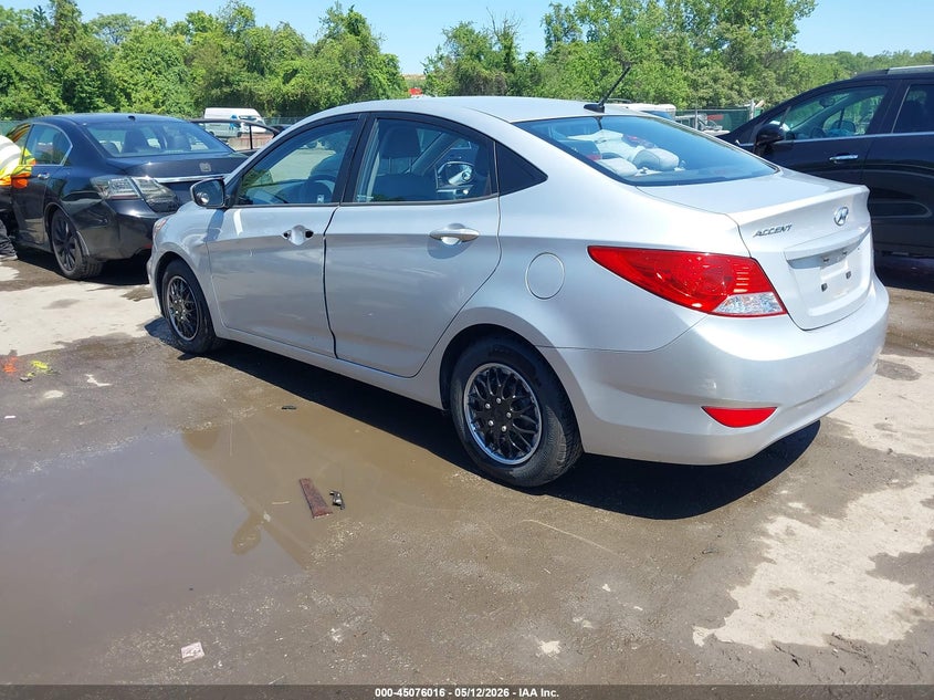 2013 HYUNDAI ACCENT SEDAN 1.6L I-4 DI, DOHC, VVT, 138HP