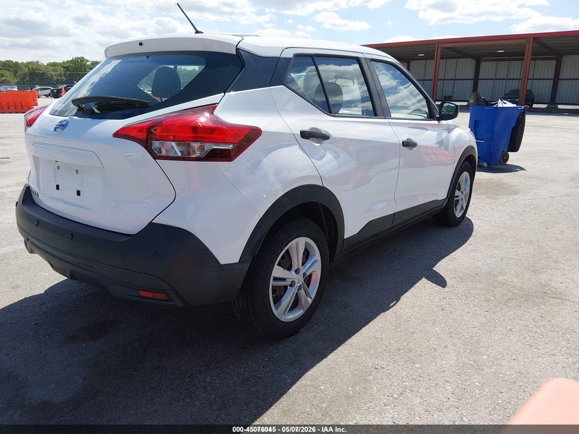 Vin: 3n1cp5bv3ll538135, lot: 45573599, nissan kicks s xtronic cvt 20204