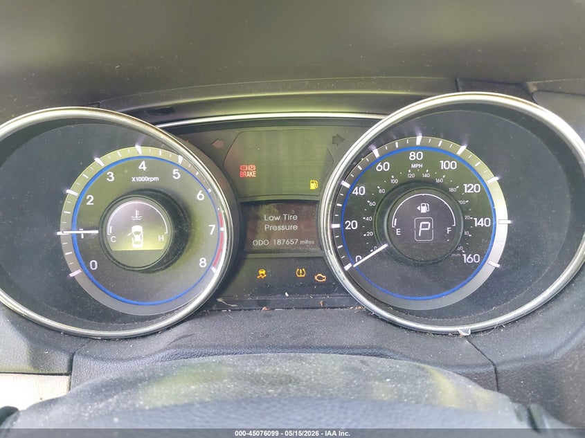 2012 Hyundai Sonata 2.4 Gls Blue Lot 111045076099 Vin 5NPEB4AC5CH413264