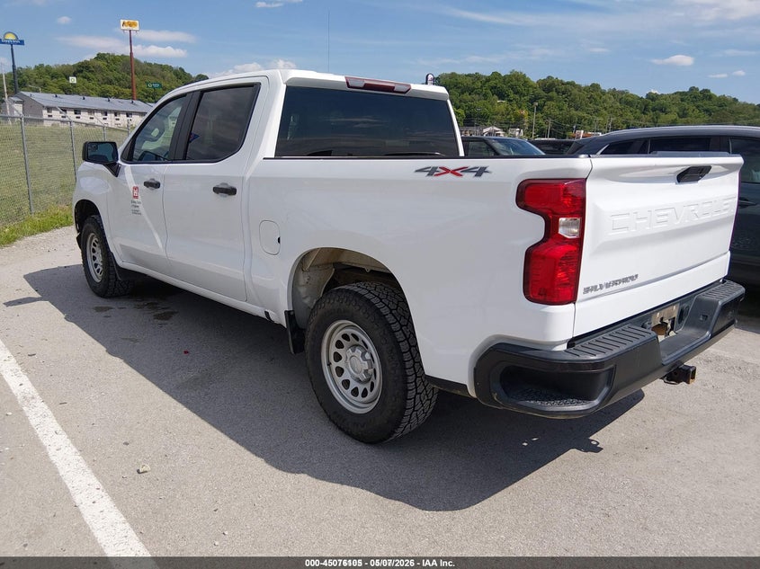 Vin: 1gcuyaef9kz370214, lot: 45573659, chevrolet silverado 1500 work truck 20193