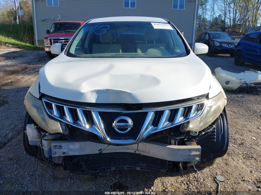2009 Nissan Murano Sl VIN: JN8AZ18W59W140391 Lot: 45076293