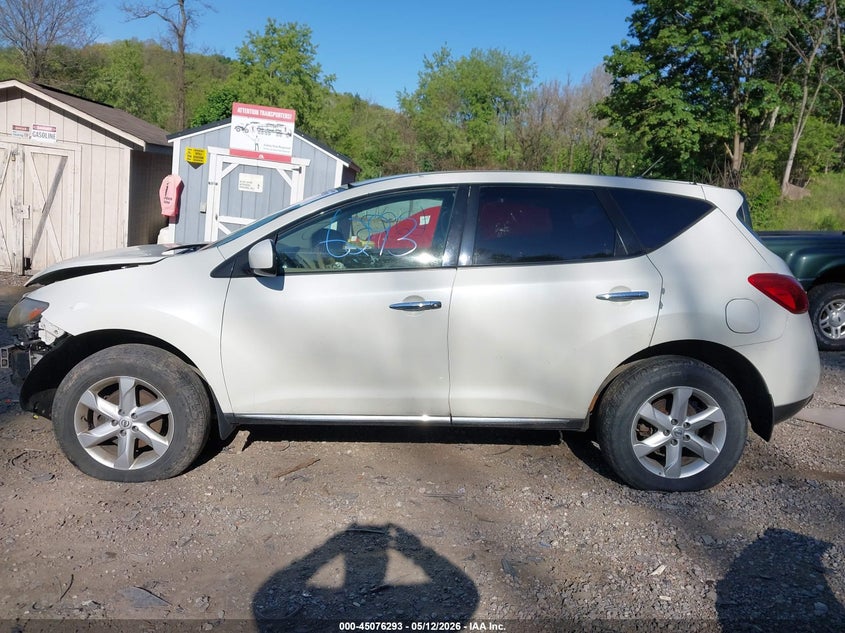2009 Nissan Murano Sl VIN: JN8AZ18W59W140391 Lot: 45076293